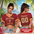 Belgium National Football Team United 2026 World Cup Custom Name Number Women Shirt