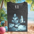 Bigfoot Beer Drinking Funny Party Meme Graphic Vintage T Shirt - Limotees LLC