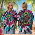 Blink 182 Stay Loud Rat Hot Rod Neon Tie Dye Shirt