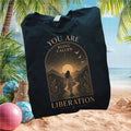 Boho Mystical Sunrise Liberation Empowerment Graphic T Shirt - Limotees LLC