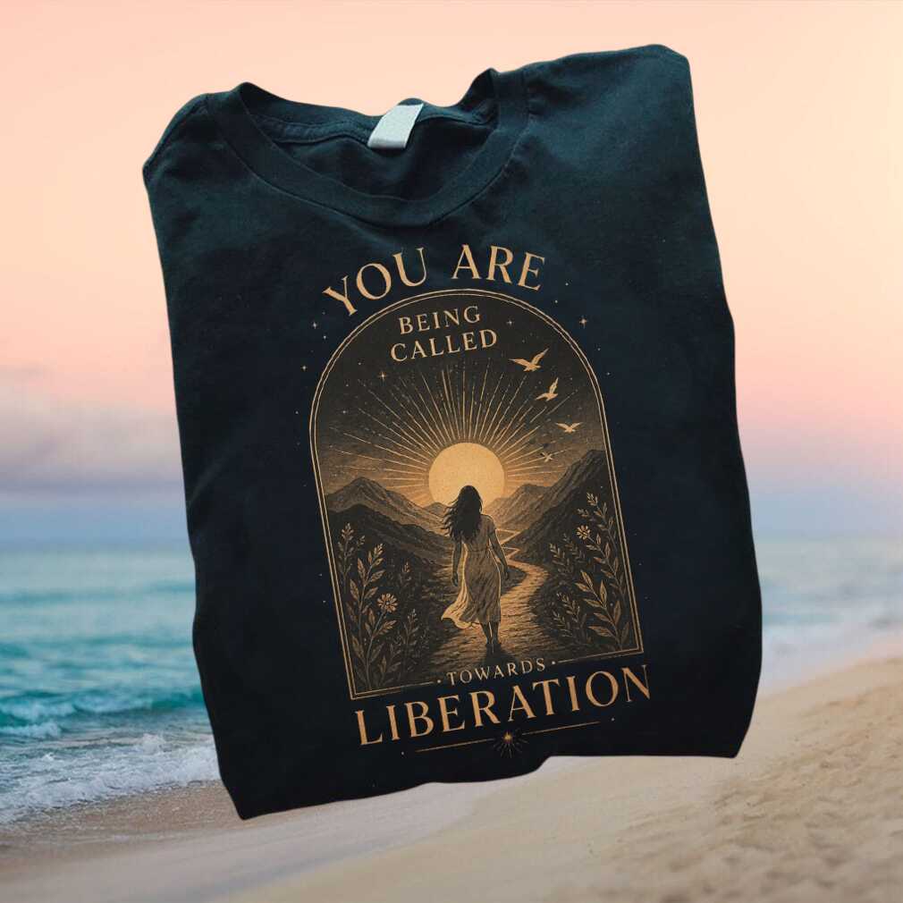 Boho Mystical Sunrise Liberation Empowerment Graphic T Shirt - Limotees LLC
