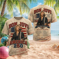 Bon Jovi America 250 Rock Anthem Legend Graphic Shirt - Limotees LLC