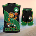 Boston Celtics Garfield Basketball Shirt