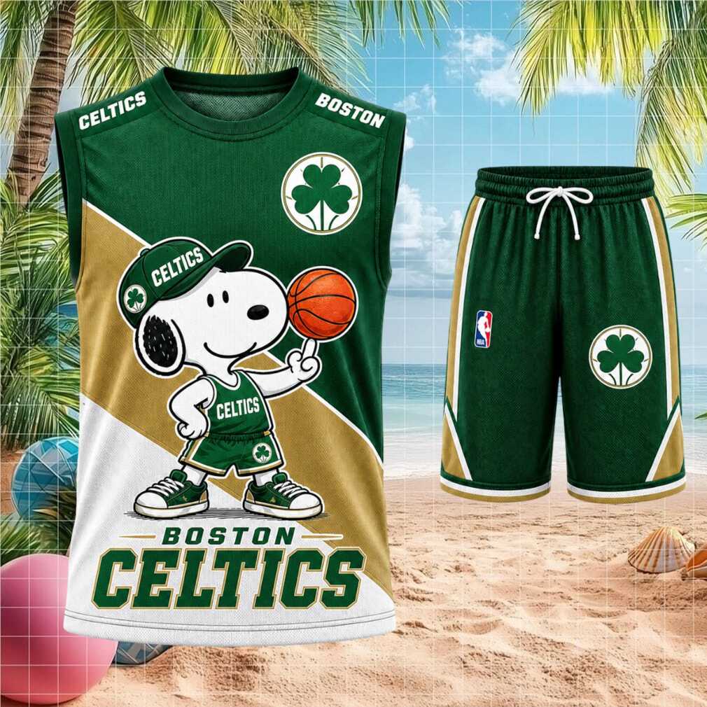 Boston Celtics Snoopy Basketball Shirt
