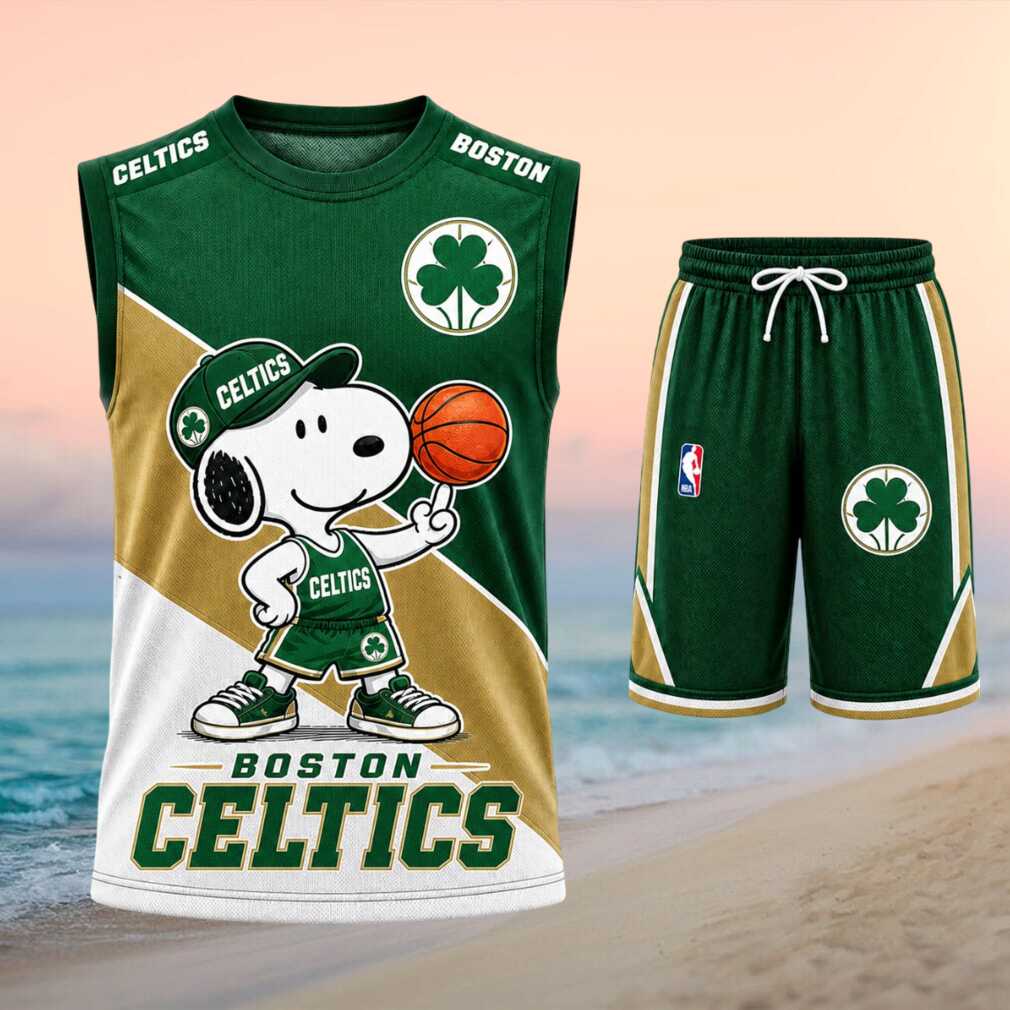 Boston Celtics Snoopy Basketball Shirt