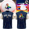 Boston Red Sox Pride Night Progress Rainbow Flag Limited Edition T-Shirt