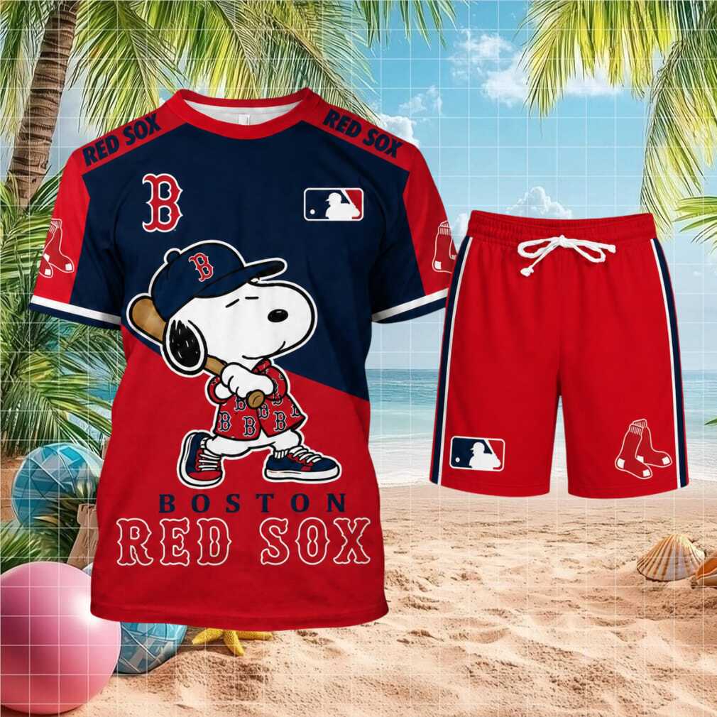 Boston Red Sox Snoopy Baseball Shirt