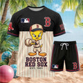 Boston Red Sox Tweety Bird Vintage Style Baseball Shirt