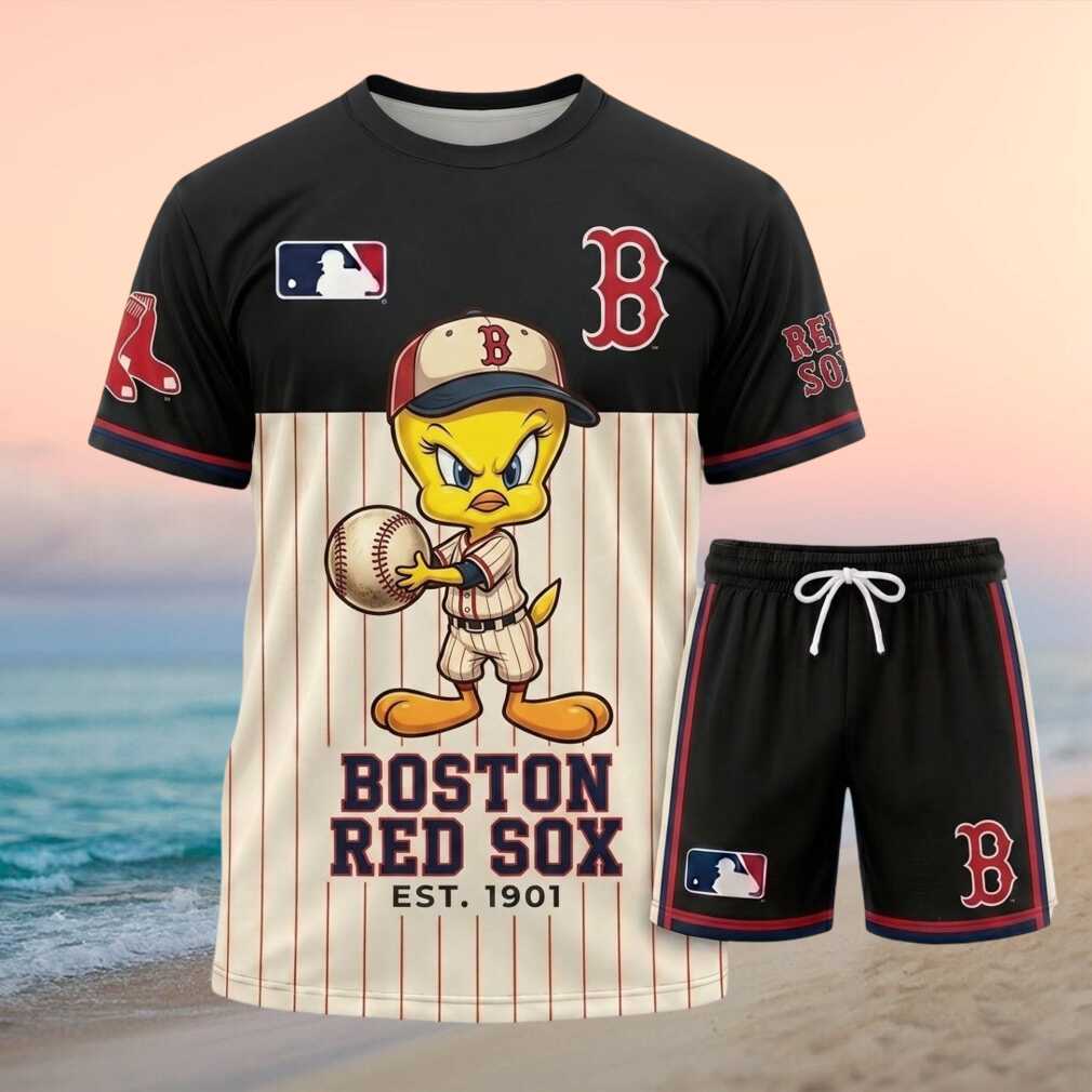Boston Red Sox Tweety Bird Vintage Style Baseball Shirt