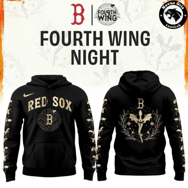 Boston Red Sox x Fourth Wing Night Limited Edition Hoodie