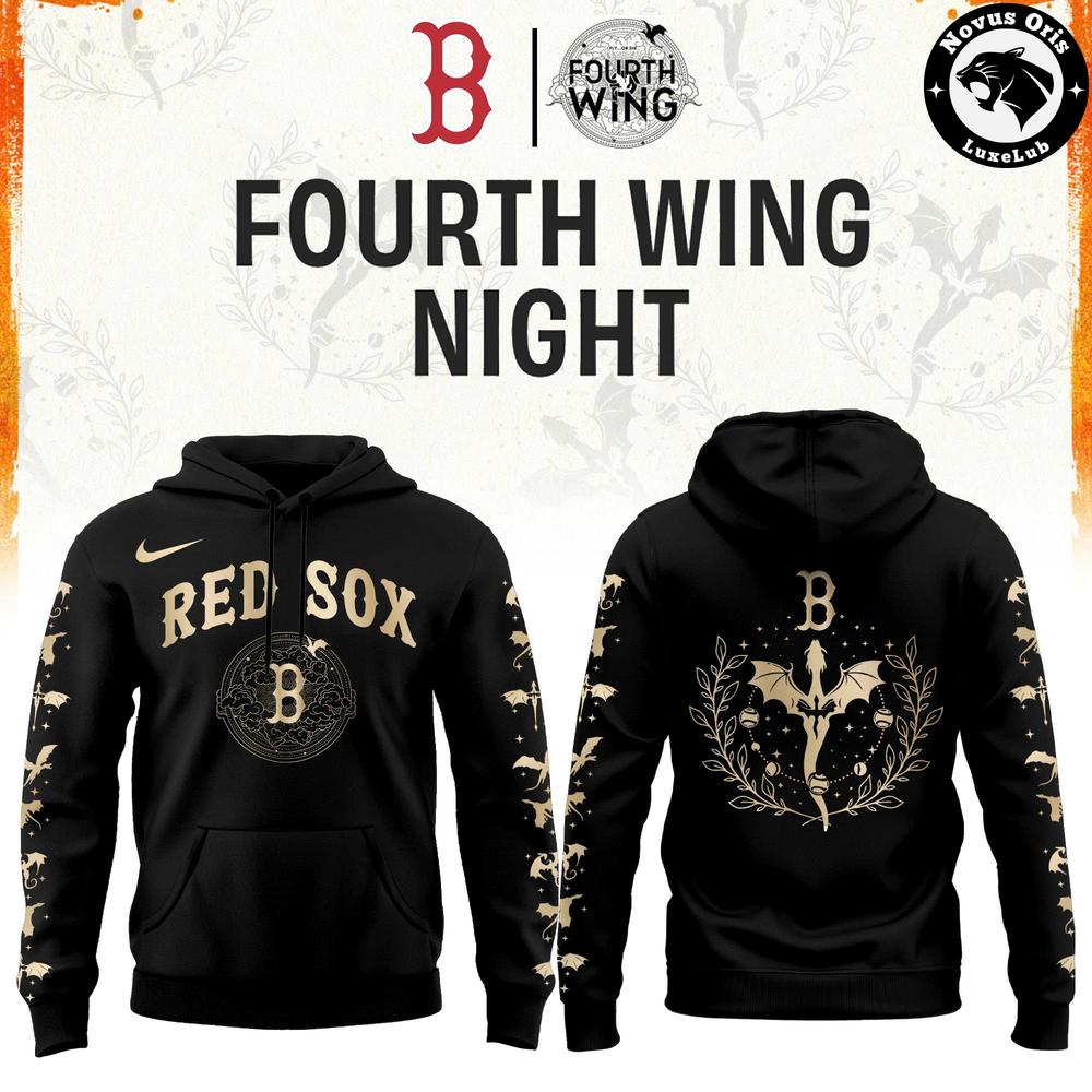 Boston Red Sox x Fourth Wing Night Limited Edition Hoodie