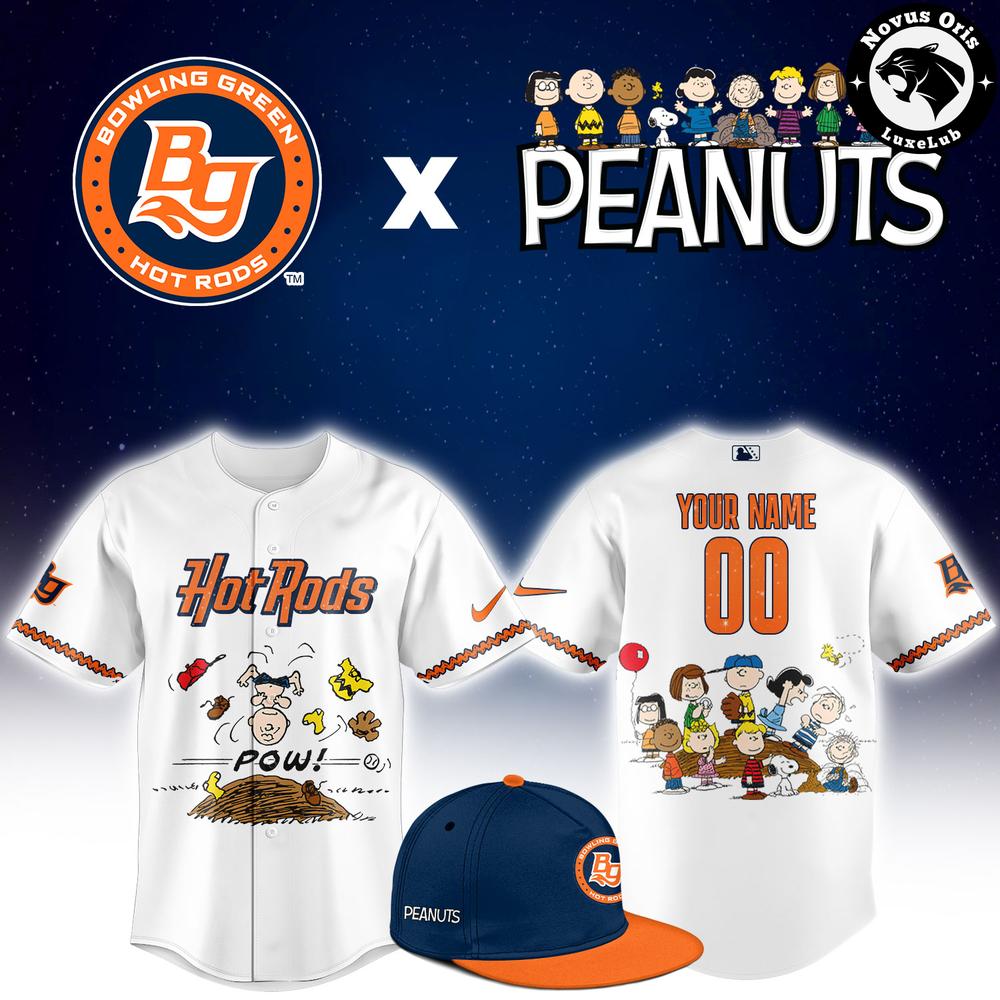 Bowling Green Hot Rods x Peanuts Night 2026 Limited Baseball Jersey