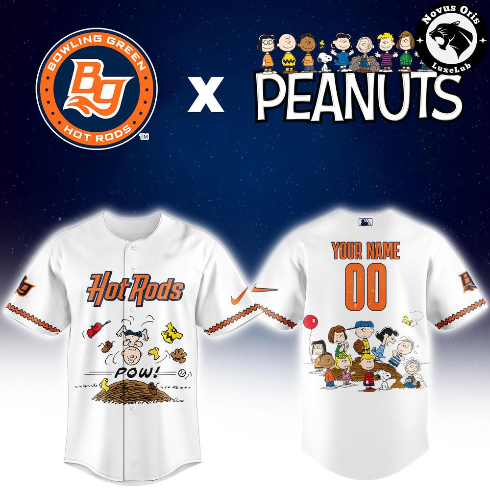 Bowling Green Hot Rods x Peanuts Night 2026 Limited Baseball Jersey