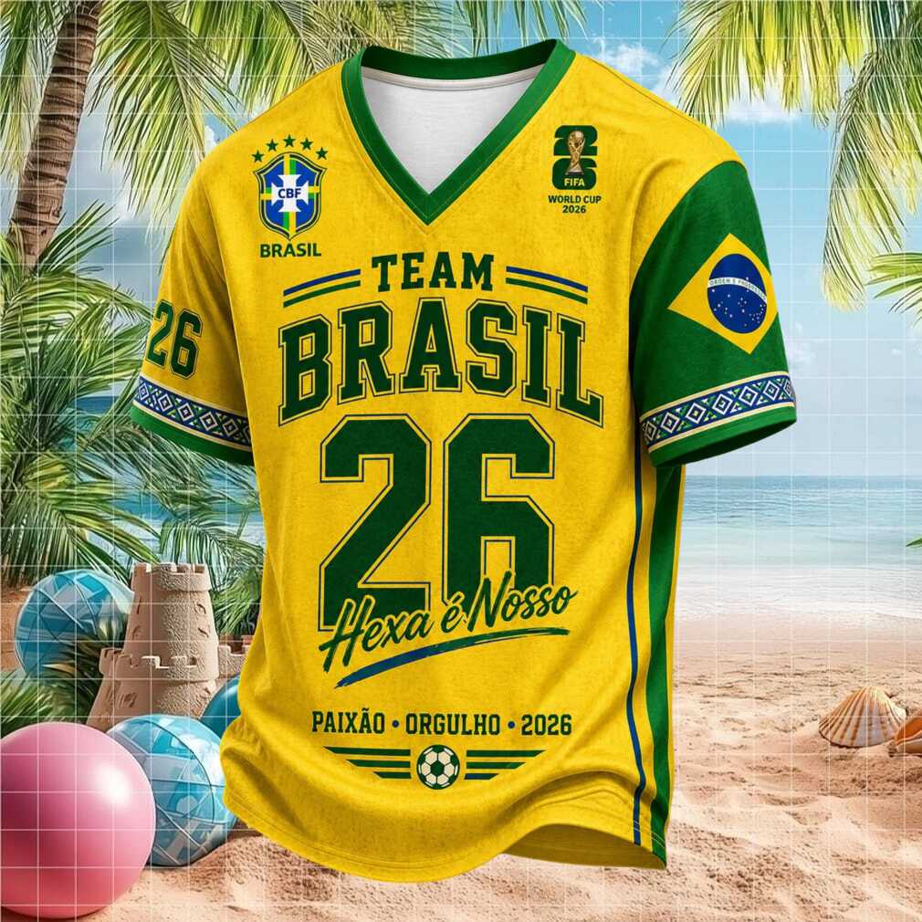 Brazil Soccer Fan Shirt 2026 World Cup Graphic Shirt - Limotees LLC