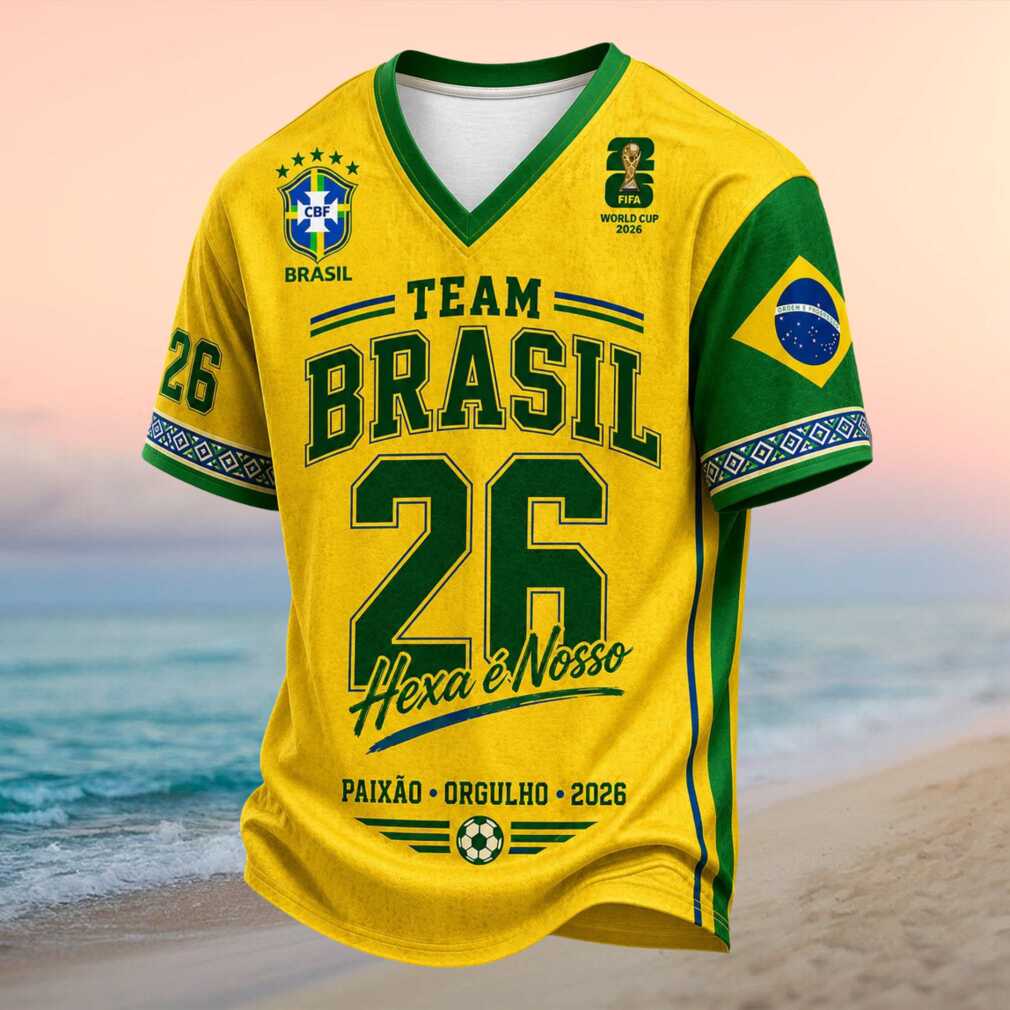 Brazil Soccer Fan Shirt 2026 World Cup Graphic Shirt - Limotees LLC