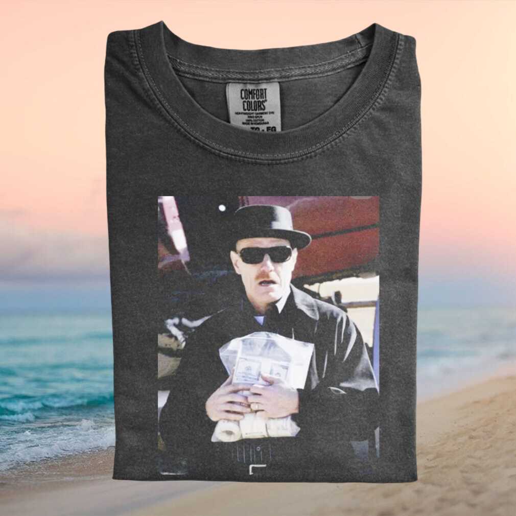Breaking Bad Walter White Money Stacks Cult TV Show Graphic T Shirt - Limotees LLC