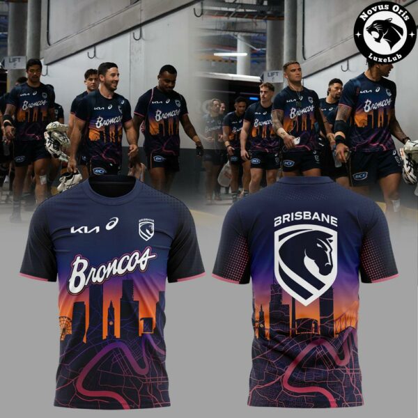 Brisbane Broncos 2026 City Skyline Rugby Jersey