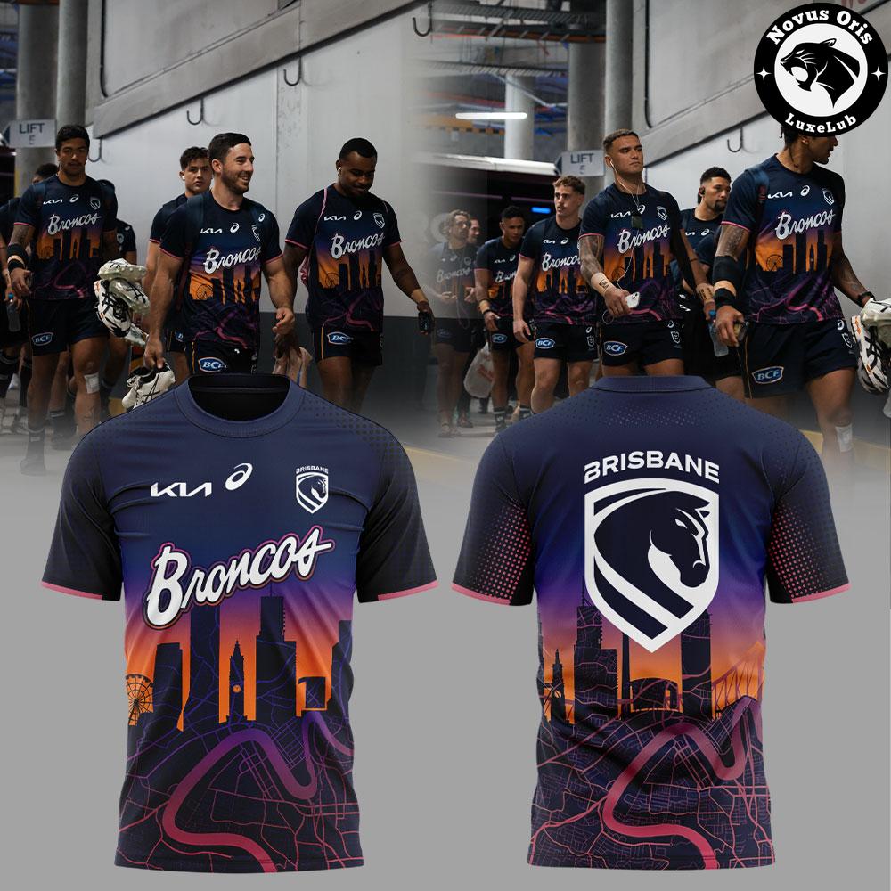 Brisbane Broncos 2026 City Skyline Rugby Jersey