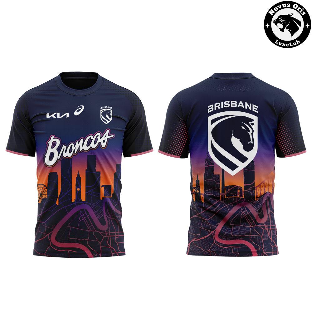 Brisbane Broncos 2026 City Skyline Rugby Jersey