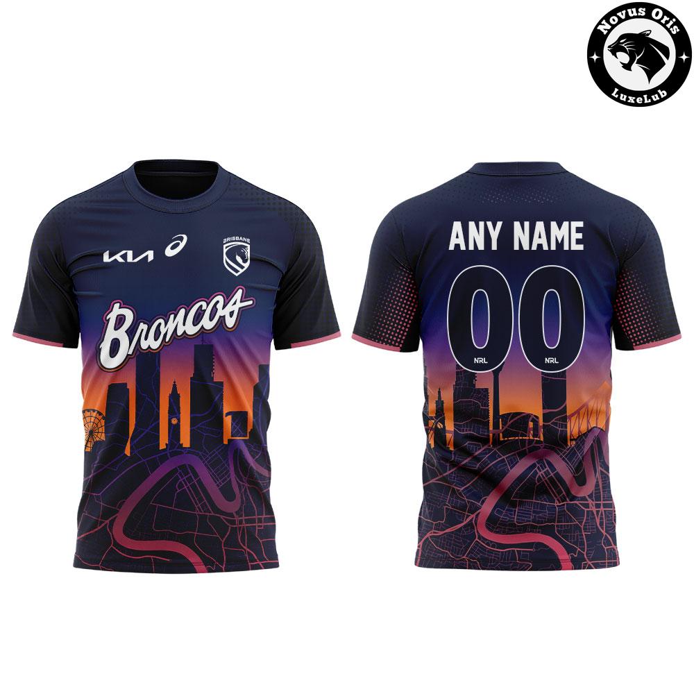 Brisbane Broncos 2026 City Skyline Rugby Jersey