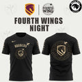 Brisbane Broncos Fourth Wing Night Limited Edition Black T-Shirt