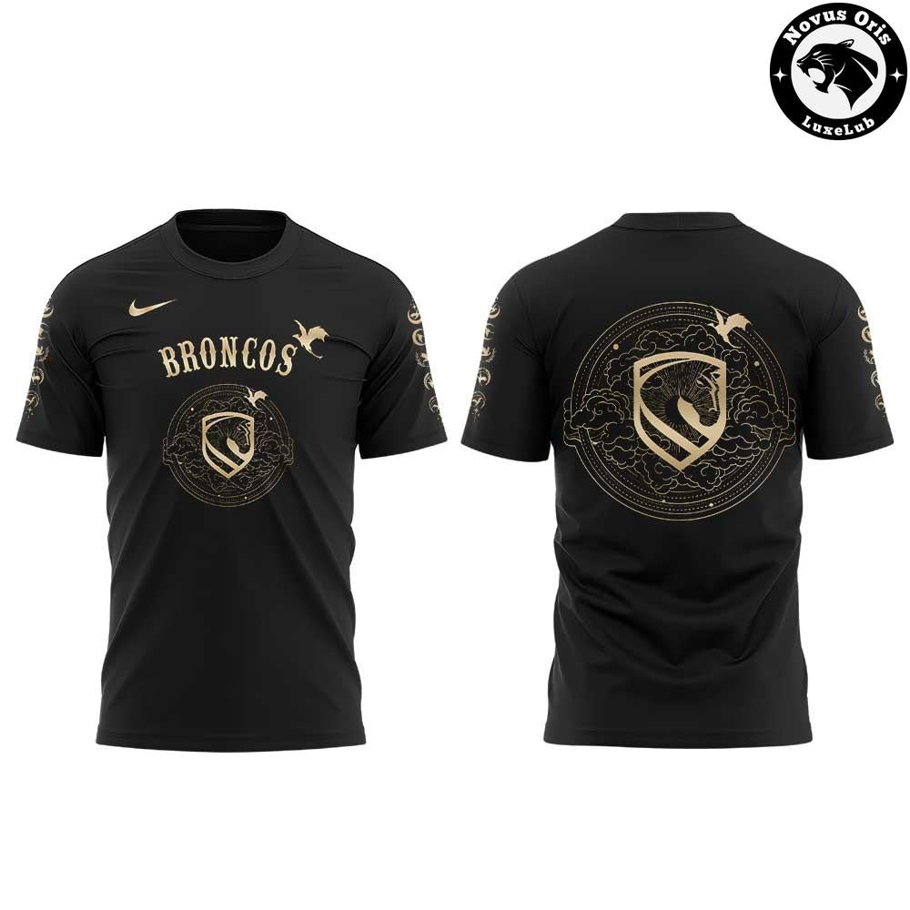 Brisbane Broncos Fourth Wing Night Limited Edition Black T-Shirt