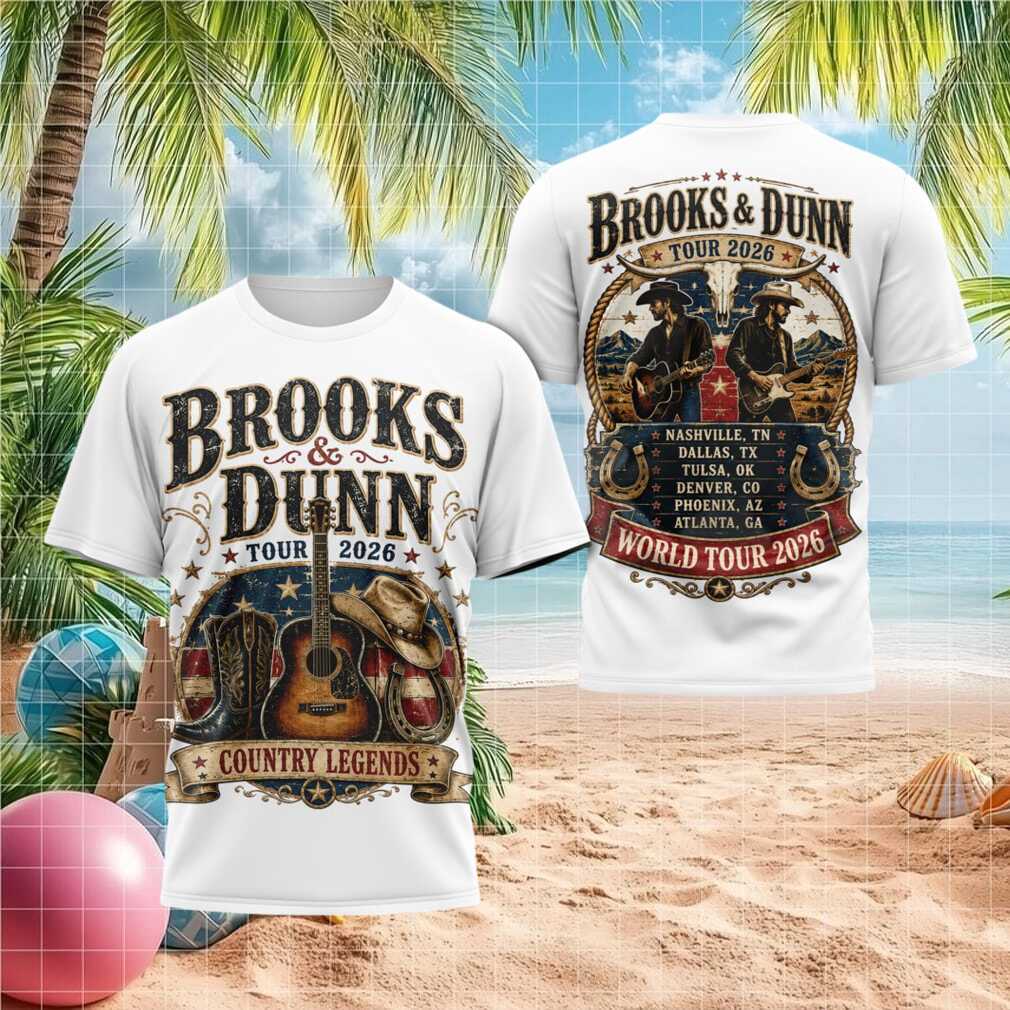 Brooks And Dunn 2026 Country Legends World Tour Shirt - Limotees LLC