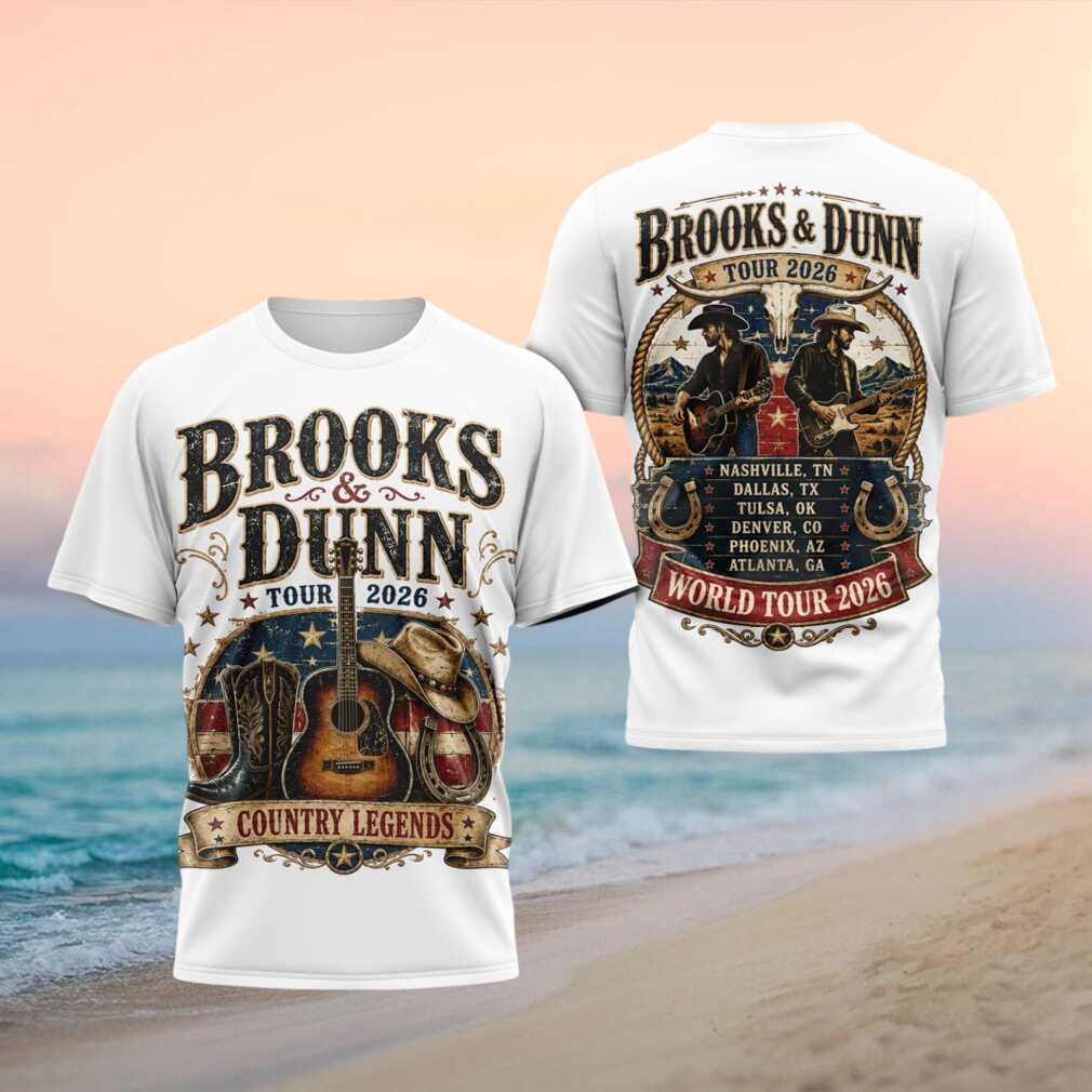 Brooks And Dunn 2026 Country Legends World Tour Shirt - Limotees LLC