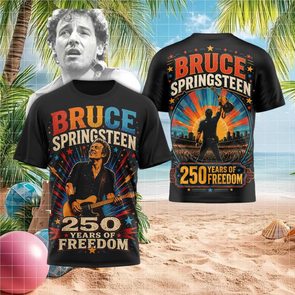 Bruce Springsteen 250 Years Of Freedom Graphic Shirt - Limotees LLC