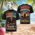 Bruce Springsteen 250 Years Of Freedom Graphic Shirt - Limotees LLC