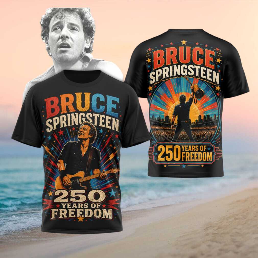 Bruce Springsteen 250 Years Of Freedom Graphic Shirt - Limotees LLC