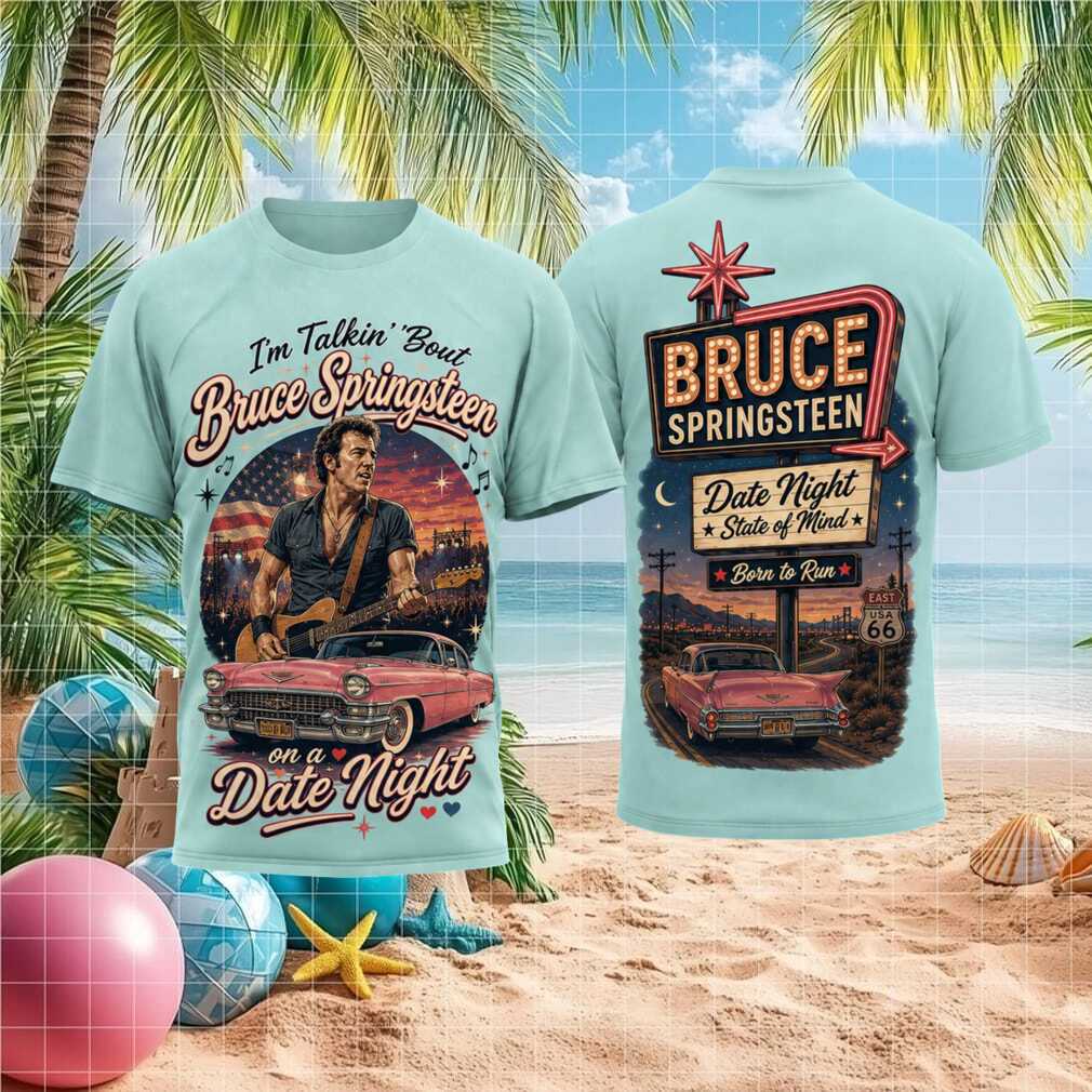 Bruce Springsteen On A Date Night Vintage Rock Graphic Shirt - Limotees LLC