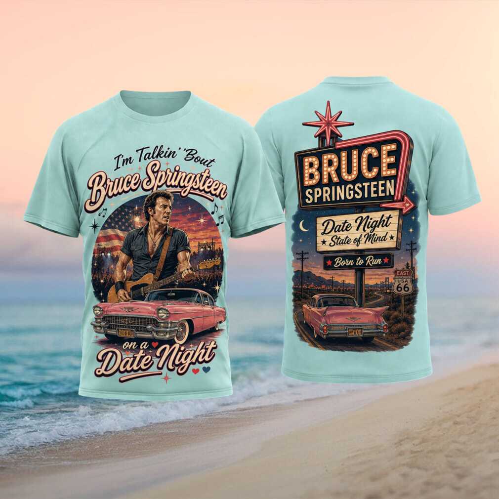 Bruce Springsteen On A Date Night Vintage Rock Graphic Shirt - Limotees LLC