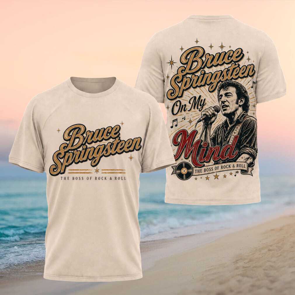 Bruce Springsteen The Boss Rock And Roll Music Graphic Shirt - Limotees LLC