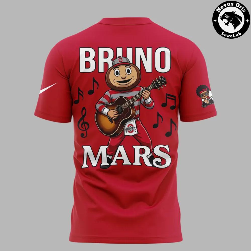 Bruno Mars Ohio Stadium 2026 Concert Tour T-Shirt