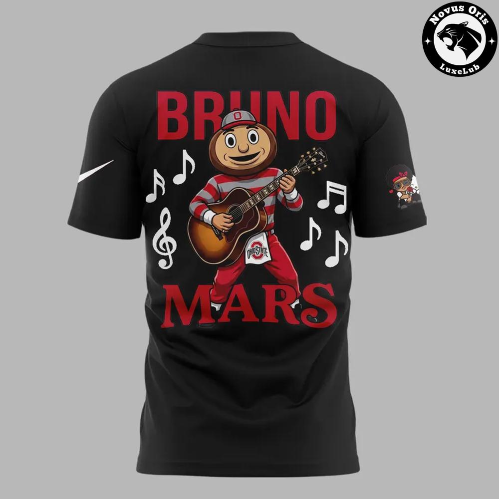 Bruno Mars Ohio Stadium 2026 Concert Tour T-Shirt