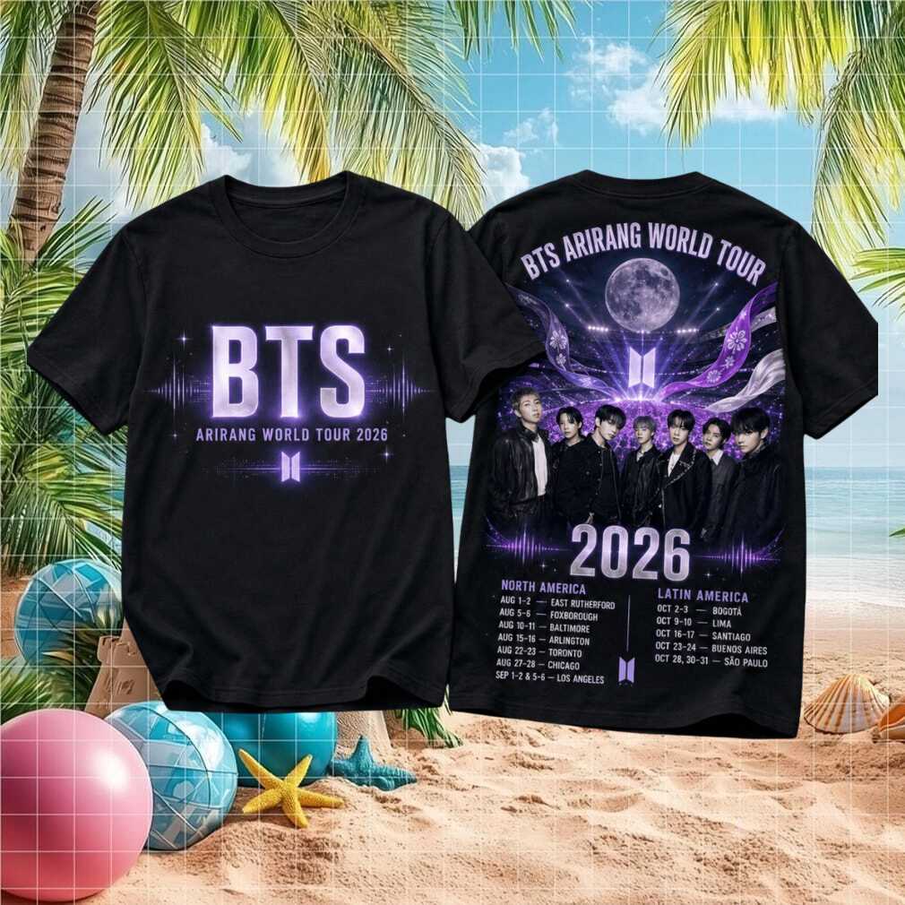 Bts Arirang World Tour 2026 Kpop Concert Graphic Tour Shirt