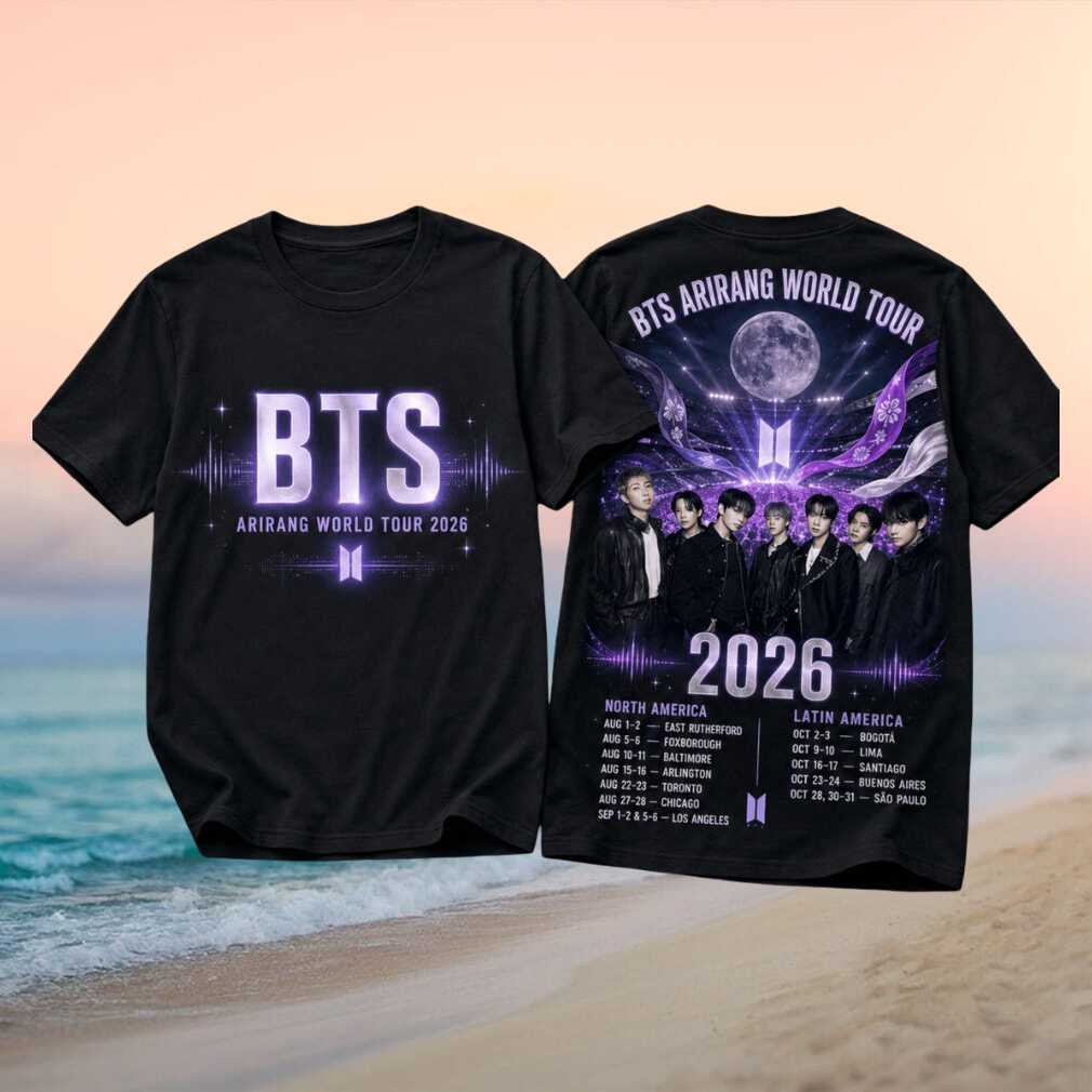 Bts Arirang World Tour 2026 Kpop Concert Graphic Tour Shirt
