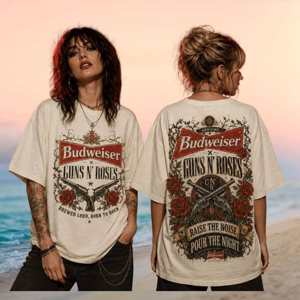 Budweiser Guns N Roses Raise The Noise Music Band Shirt