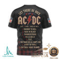 Buffalo Bills ACDC Rock Band Mashup Vintage T Shirt - Limotees LLC