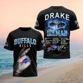 Buffalo Bills Drake Iceman Rap Tee Hip Hop Graphic Shirt