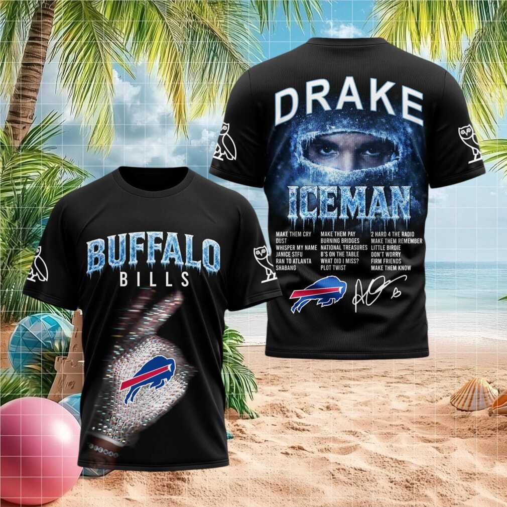 Buffalo Bills Drake Iceman Rap Tee Hip Hop Graphic Shirt