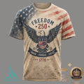 Buffalo Bills Eagle Freedom 250th Anniversary T Shirt - Limotees LLC