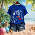 Buffalo Bills Floral Boho Football Team Women's Shirt
