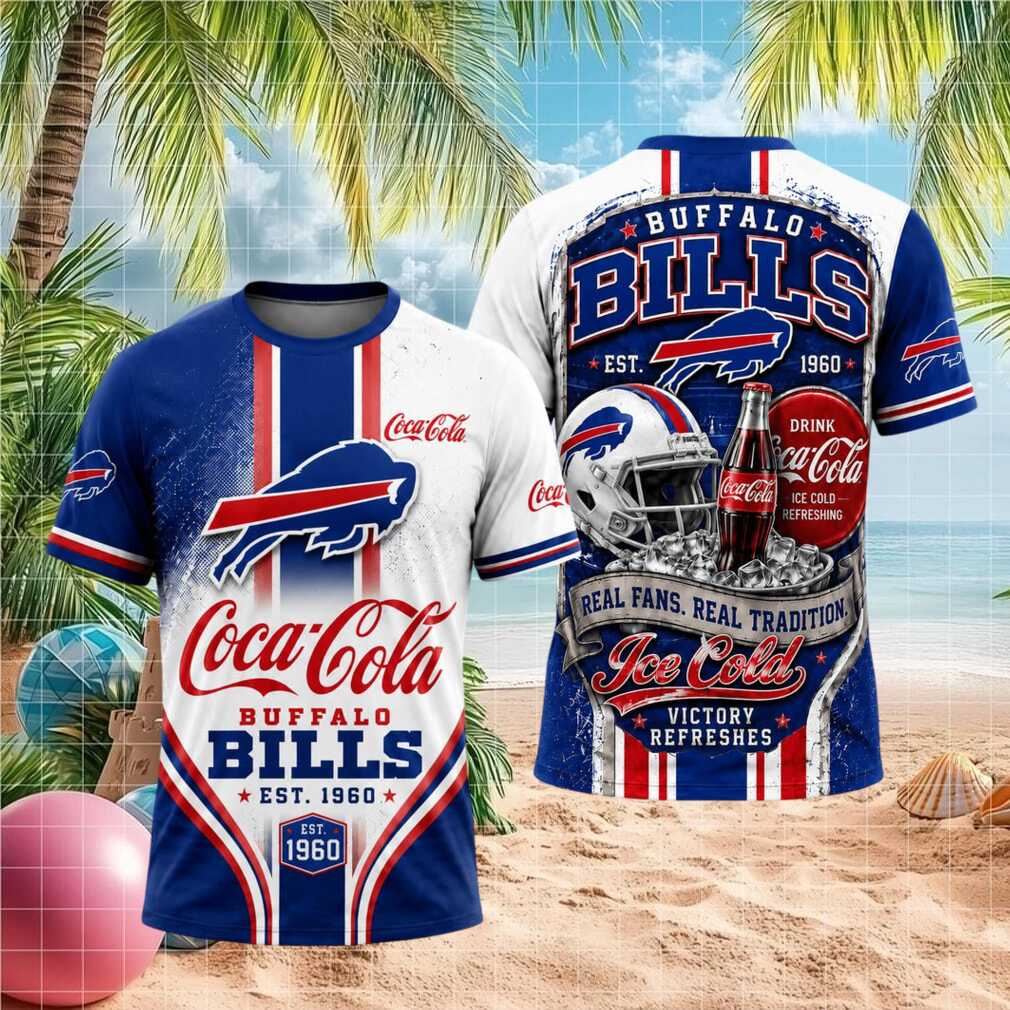 Buffalo Bills Football Team Coca Cola Ice Cold Refreshing Shirt