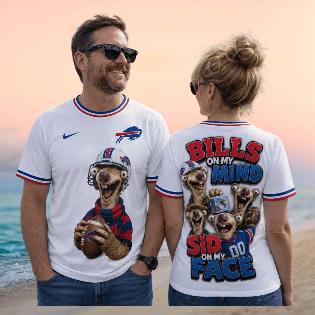 Buffalo Bills Ice Age Sid The Sloth Football Fan Vintage Retro Men Women Shirt