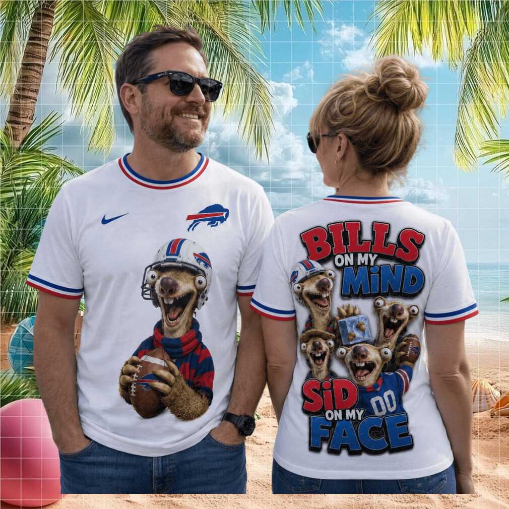 Buffalo Bills Ice Age Sid The Sloth Football Fan Vintage Retro Men Women Shirt