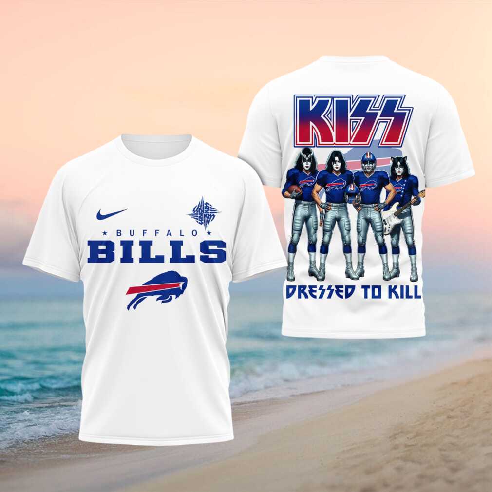 Buffalo Bills Kiss Band Dressed To Kill Football Shirt