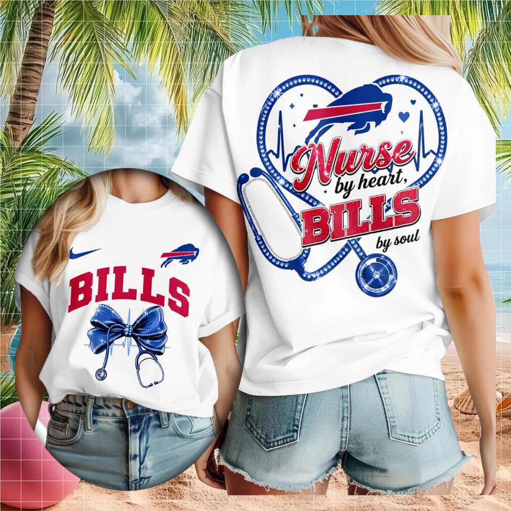 Buffalo Bills Nurse Heartbeat Stethoscope Shirt