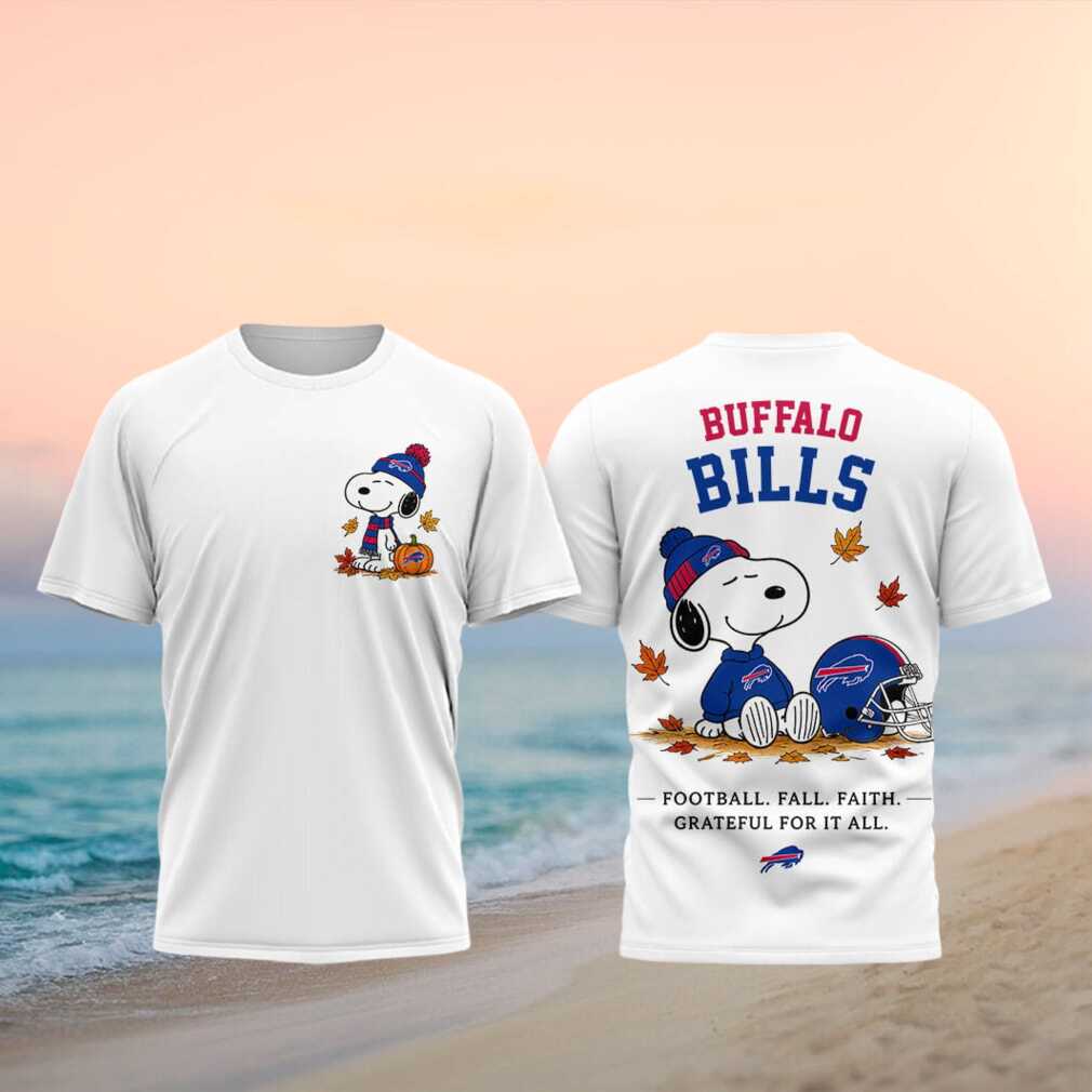 Buffalo Bills Snoopy Football Fall Faith Shirt